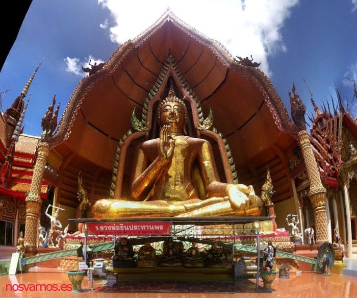 Templos en Tailandia: El templo de la cueva del tigre. Wat tham seua